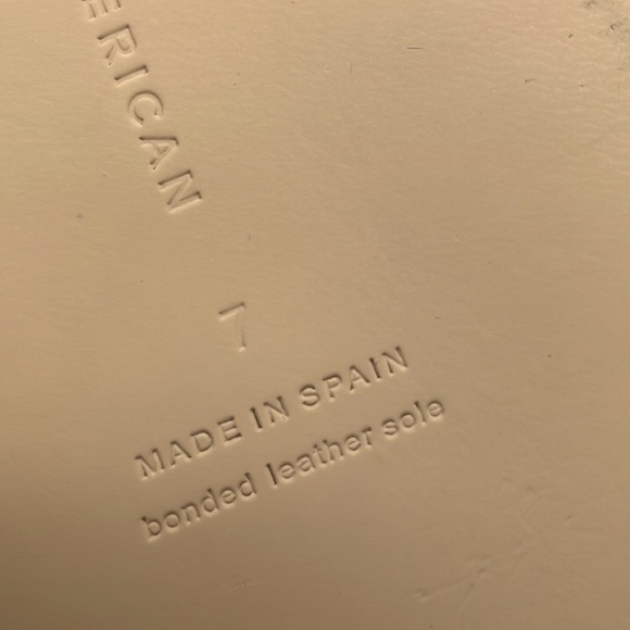 Good American Black Gold Chain Slip On Shoes NWOT Size 7 - Picture 7 of 9